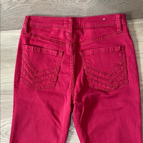 Shyanne Red Flare Bell Bottoms Denim Jeans Hippie Western Country Women's 30 - Picture 13 of 15
